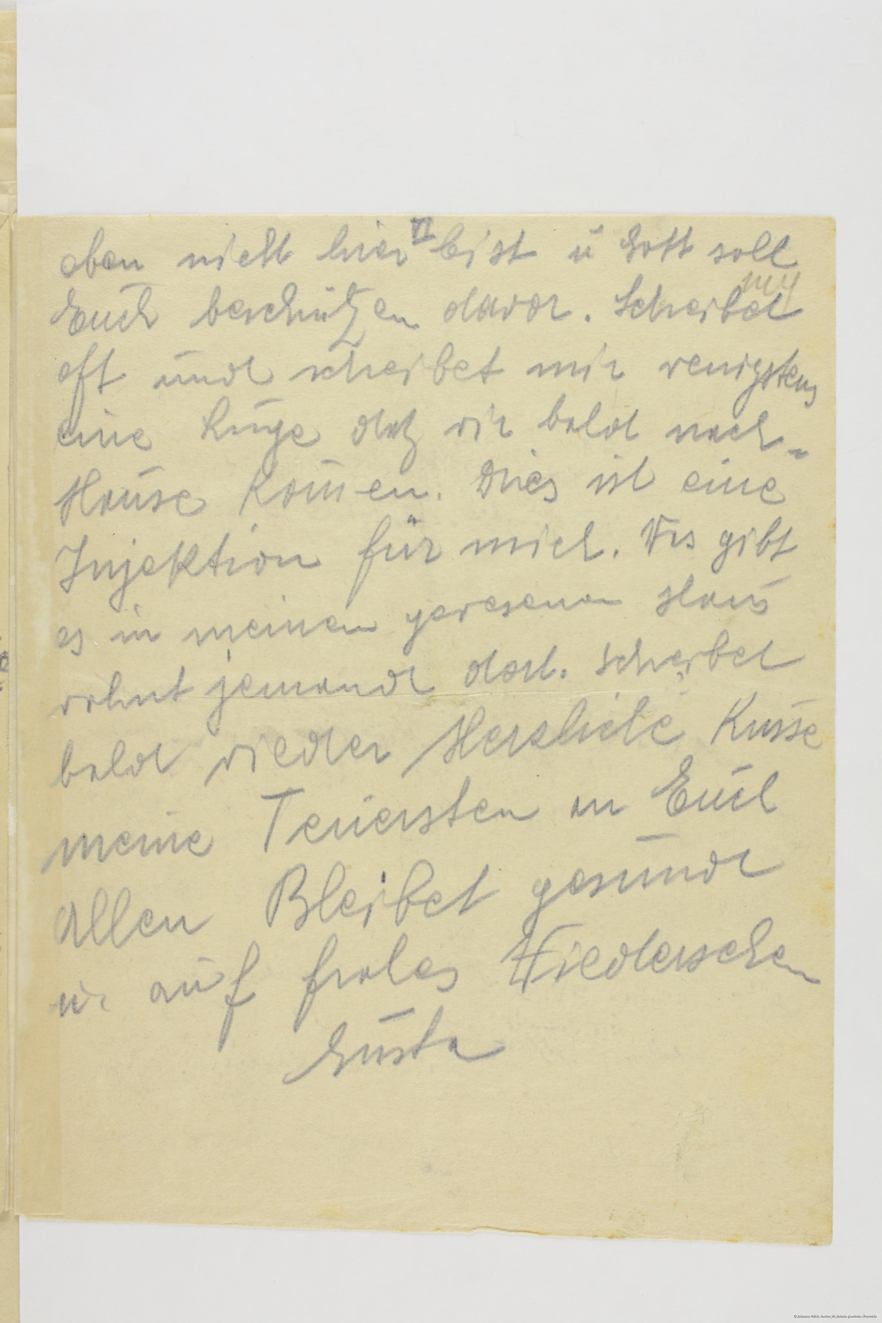 Скан листа з Трансністрії до Буковини, доставленого доктором Альбертом Тверсом